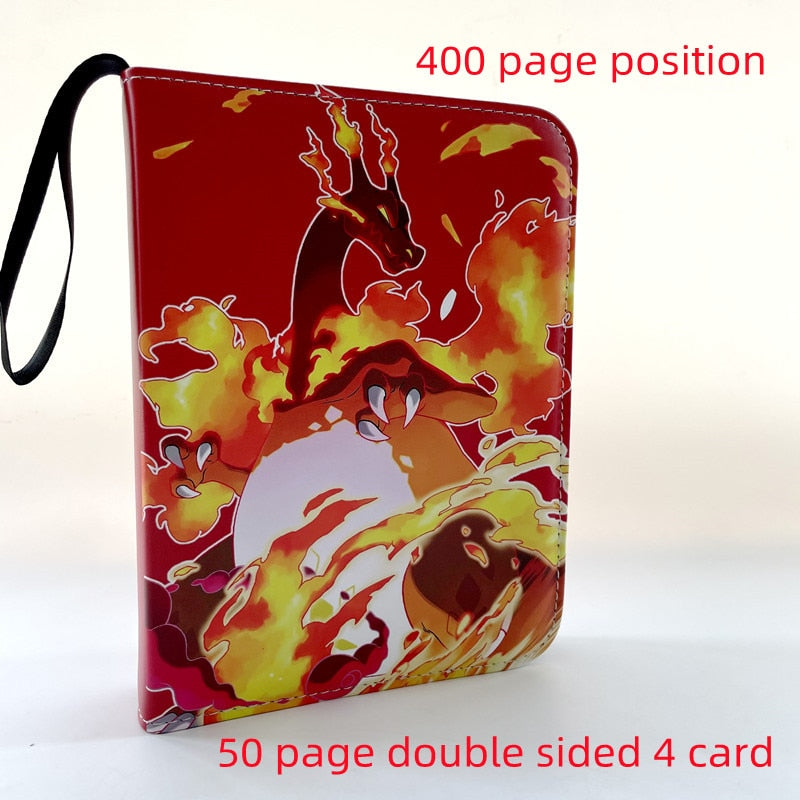 200-400 Pikachu Photo Album Notebook Pokemon Playing Cards Binder Cards Book Folder