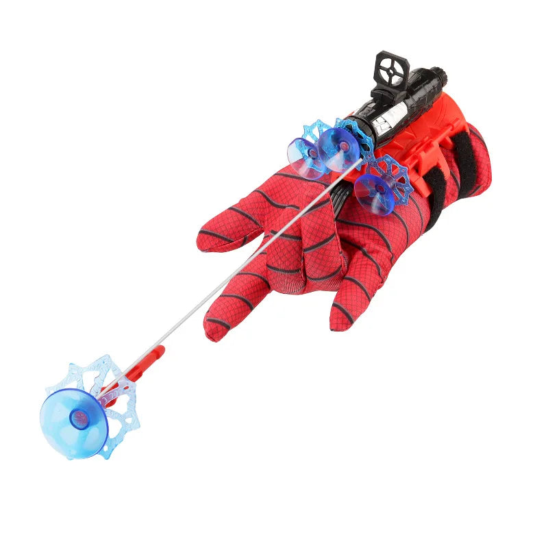 Neu für Spiderman Action Figure Anime Charaktere Kinder Spielzeug Rollenspiel Handschuh Launcher Set Handgelenk