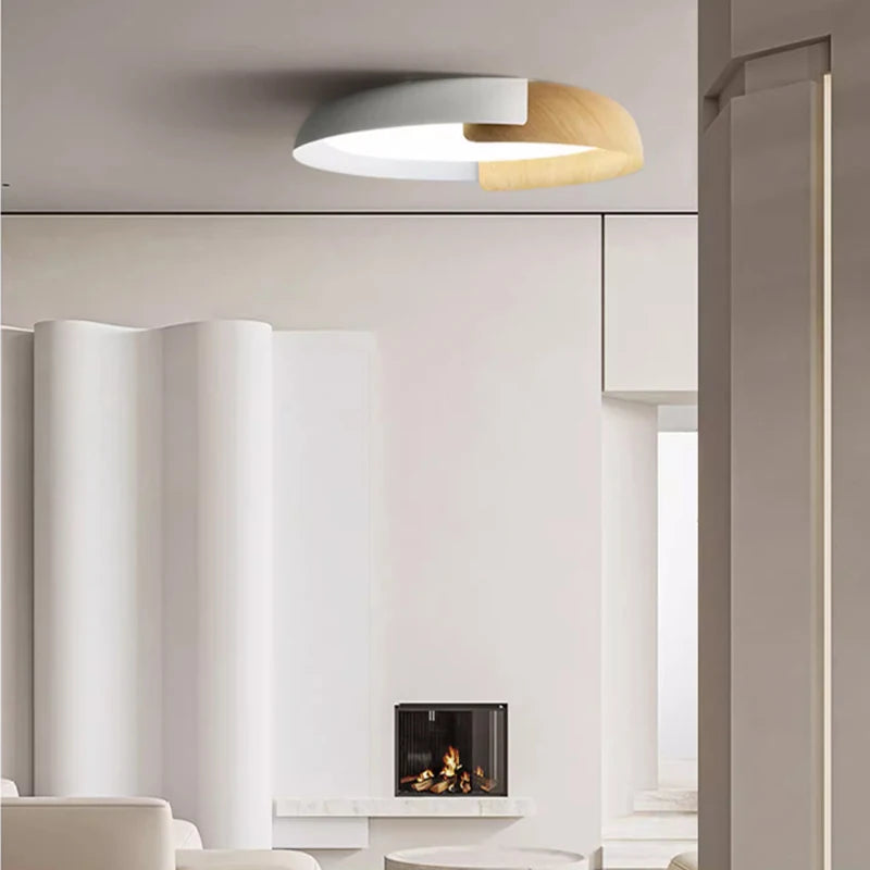 Plafonnier moderne minimaliste et créatif de style japonais, luminaire décoratif d'intérieur, idéal pour une chambre à coucher, un salon ou un restaurant