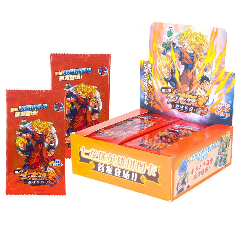 Dragon Ball Sammelkarte Shiny Son Goku Saiyajin Vegeta Trading Proxy Flash Cards Gam Anime Battle Carte für Kinder Geschenkspielzeug