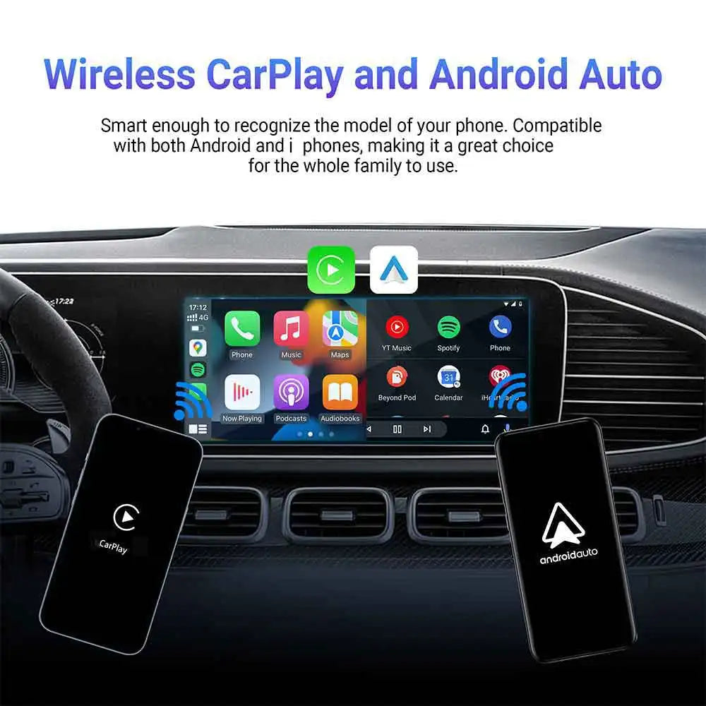 Ottocast play2video pro sans fil carplay adaptateur de voiture android sans fil pour youtube netflix ip tv accessoires de voiture pour kia toyota