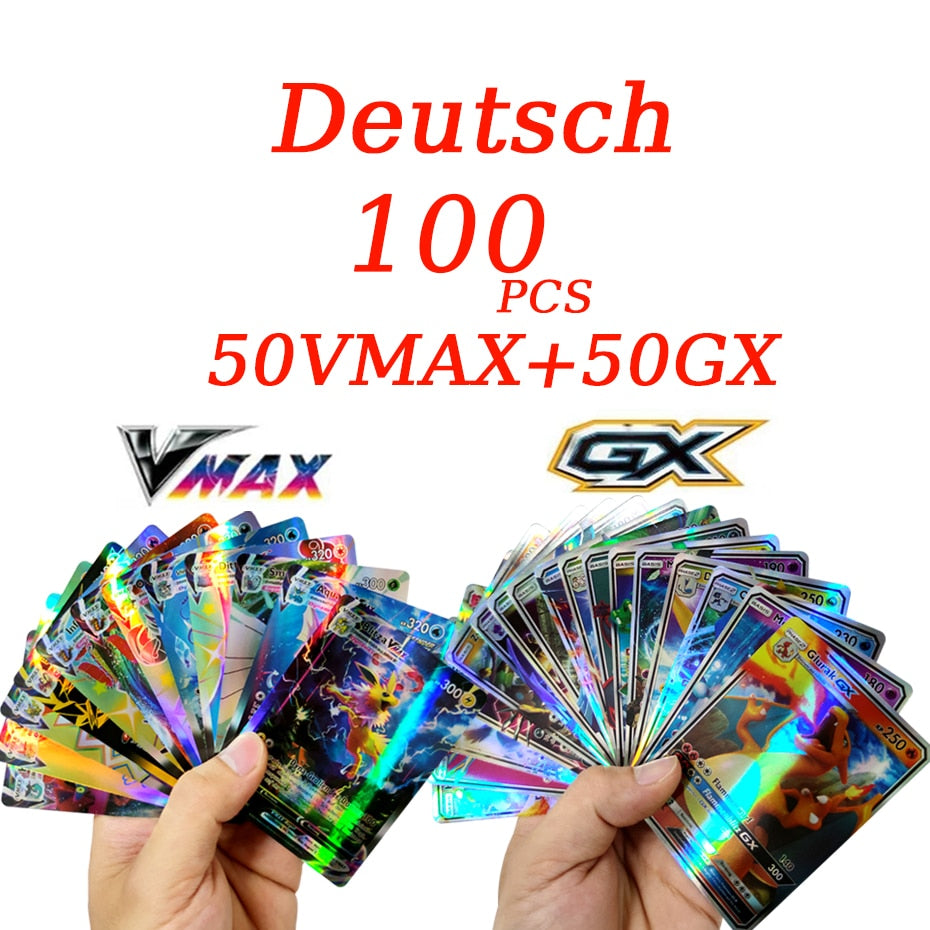 Nouvelle carte Flash allemande Pokemon Card V GX VMAX Energy Hologram