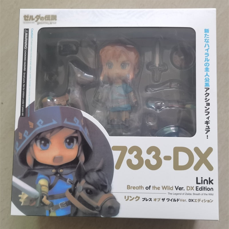 Zelda Breath Of The Wild Ver. 733 733-DX Link Figurine articulée 10 cm Mini figurine en PVC