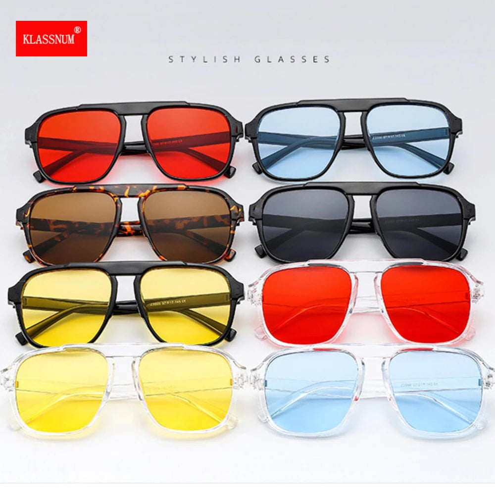 Lunettes de soleil à monture surdimensionnée pour hommes Lunettes de sport classiques à grande monture