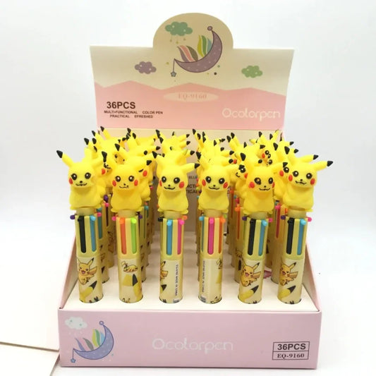 1 stücke Pokemon Pikachu Anime Cartoon Kawaii Gel Stift 0,7mm niedlichen stationären Lieferungen Büro Stift Kinder Schul bedarf Geschenk