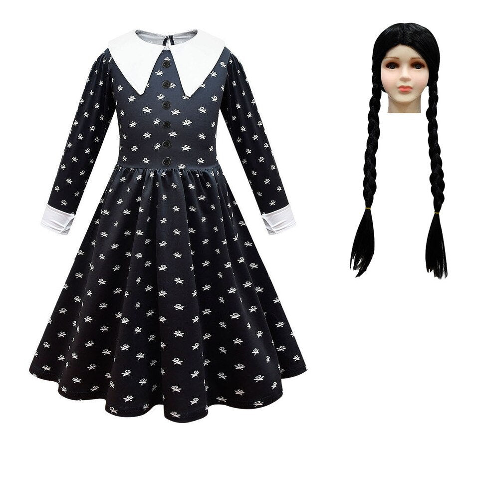 Costumes d'Halloween pour filles : La famille Addams 