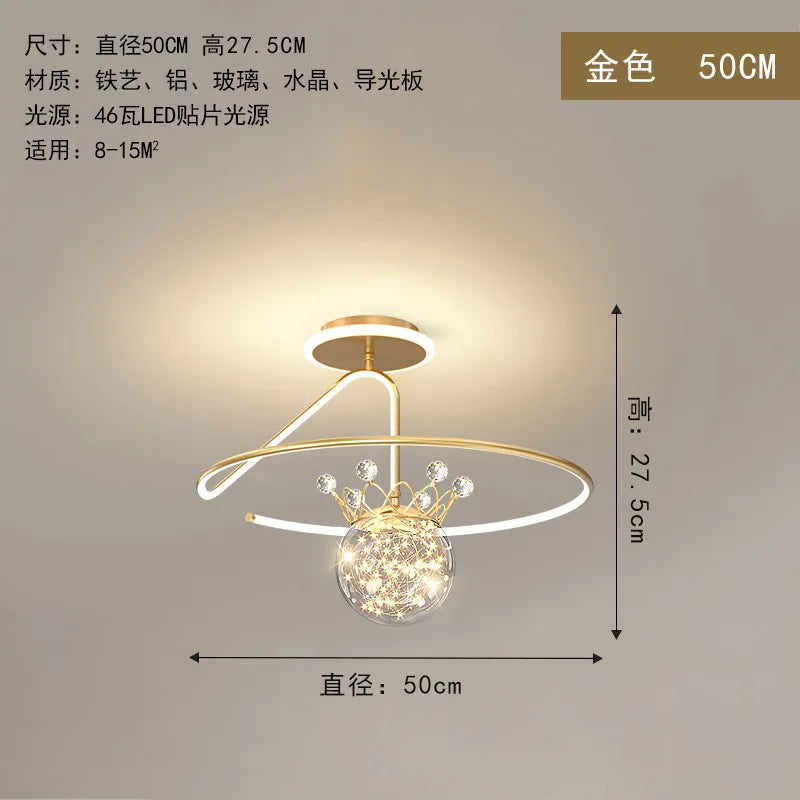 Modern Led Ceiling Lamp Living Room Lighting Ceiling Room Decor 46W AC220V