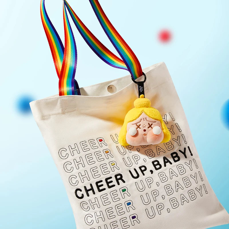 POP MART CRYBABY 'CHEER UP, BABY!' SERIE Plüsch-Anhänger Mystery Box - Blind Box Sammlerstück 1PC/6PCS Begrenzt auf 2 Stück/Sets pro Bestellung