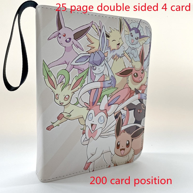 200-400 Pikachu Photo Album Notebook Pokemon Playing Cards Binder Cards Book Folder