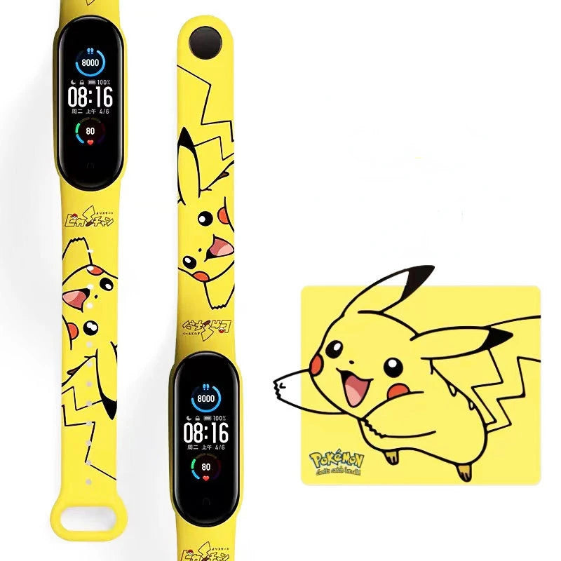 Pokemon Kinder Digitaluhr Pikachu Kinderuhr Sport Armband Armband Touch Smart LED Wasserdichte Uhr Dekoration Geschenke