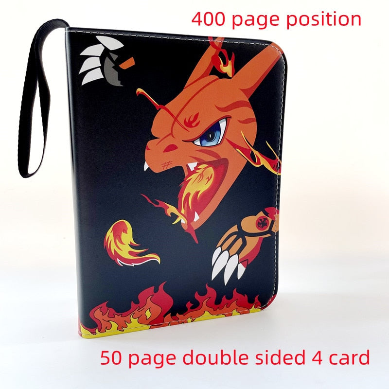 200-400 Pikachu Photo Album Notebook Pokemon Playing Cards Binder Cards Book Folder