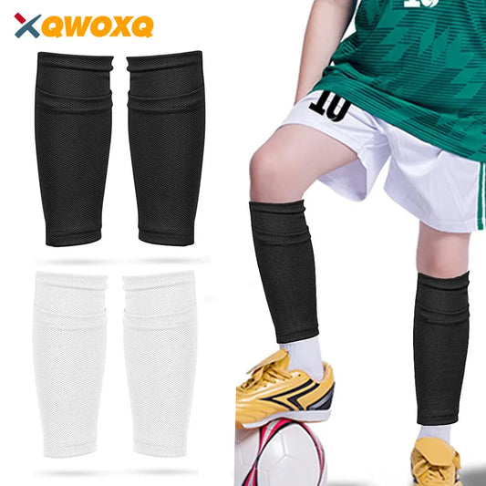1 Paar Kinder Fußball Schienbeinschoner Socken, Bein Performance Support