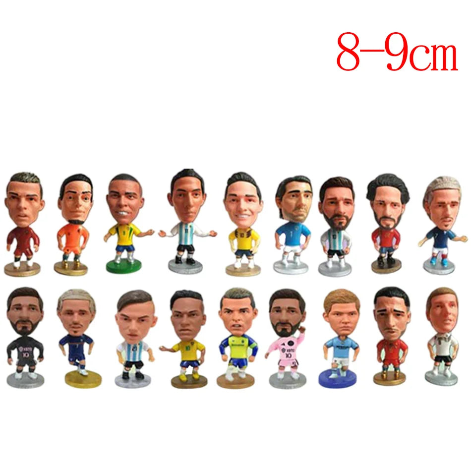 Original Cristiano Ronaldo Messi MBappe FIFA Blind Box Waltcup Action Figure Cartoon Model Puppet Decoration