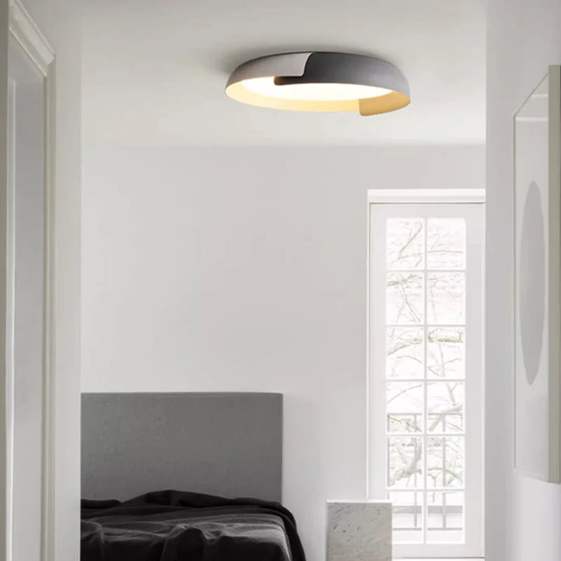 Plafonnier moderne minimaliste et créatif de style japonais, luminaire décoratif d'intérieur, idéal pour une chambre à coucher, un salon ou un restaurant