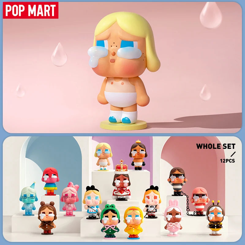 POP MART CRYBABY Crying Again Series Blind Box Figur 1PC/12PCS Mystery Sammlermodell für Erwachsene ab 14 Jahren