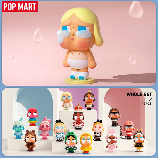 POP MART CRYBABY Crying Again Series Blind Box Figur 1PC/12PCS Mystery Sammlermodell für Erwachsene ab 14 Jahren