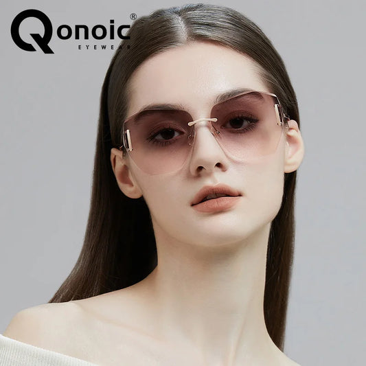 QONOIC neue HD Nylon Sonnenbrille Sommer Premium Sinn Frauen Sonnenbrille UV-Schutz 7220