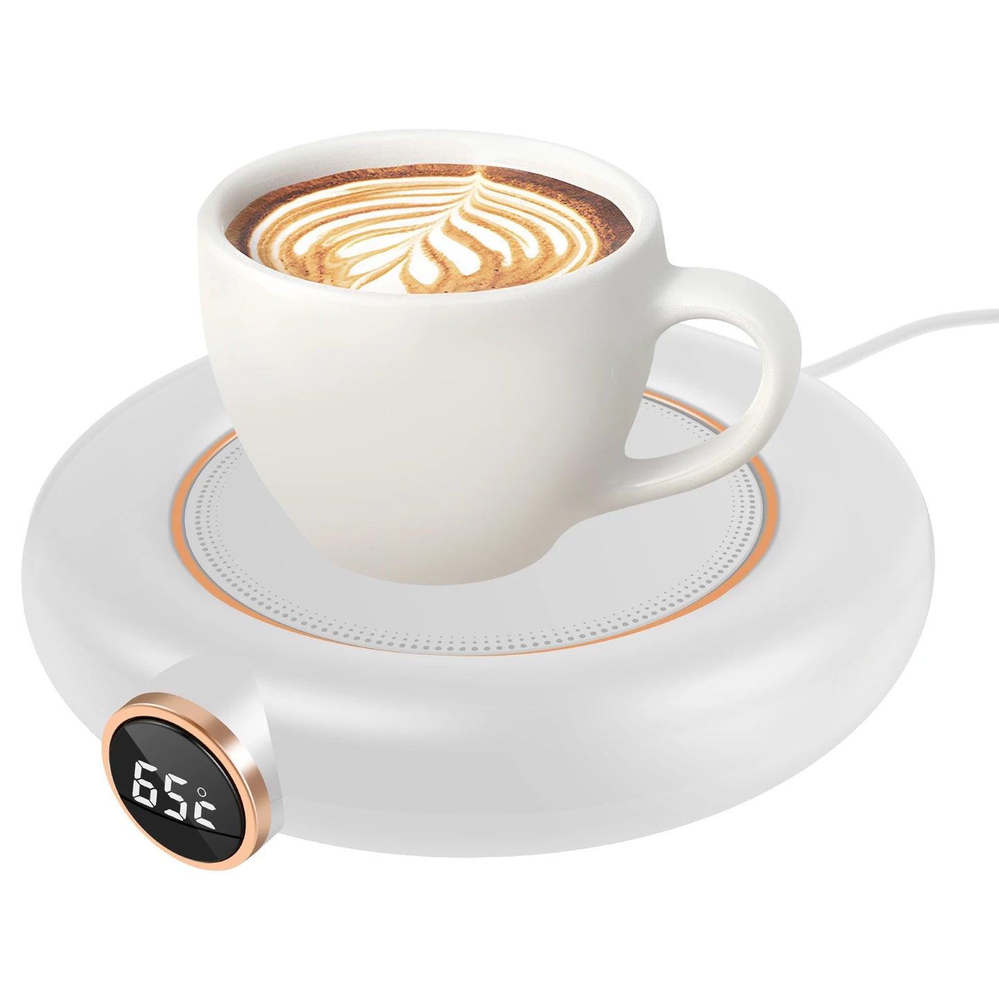 Kaffeetasse Heizung USB Kaffeetasse wärmer Untersetzer 3 Temperature in stellungen 8h automatisch ausschalten Home Office Schreibtisch becher wärmer