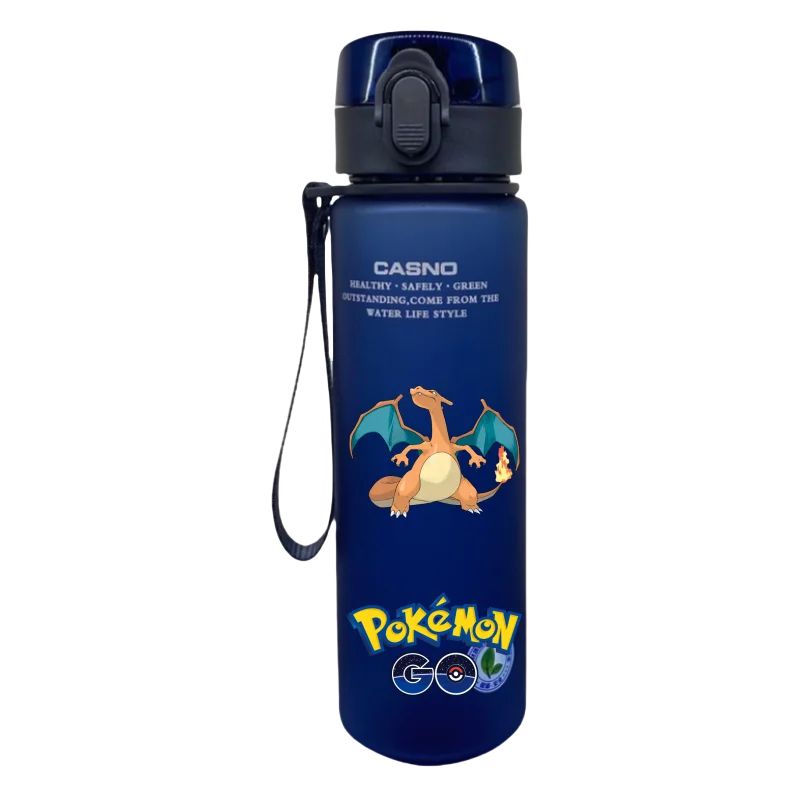 Pokemon Water Cup Pikachu Kids Portable Water Bottle Outdoor Sport Drink Plastic Container 560ml Anime Peripherals Cute Gifts