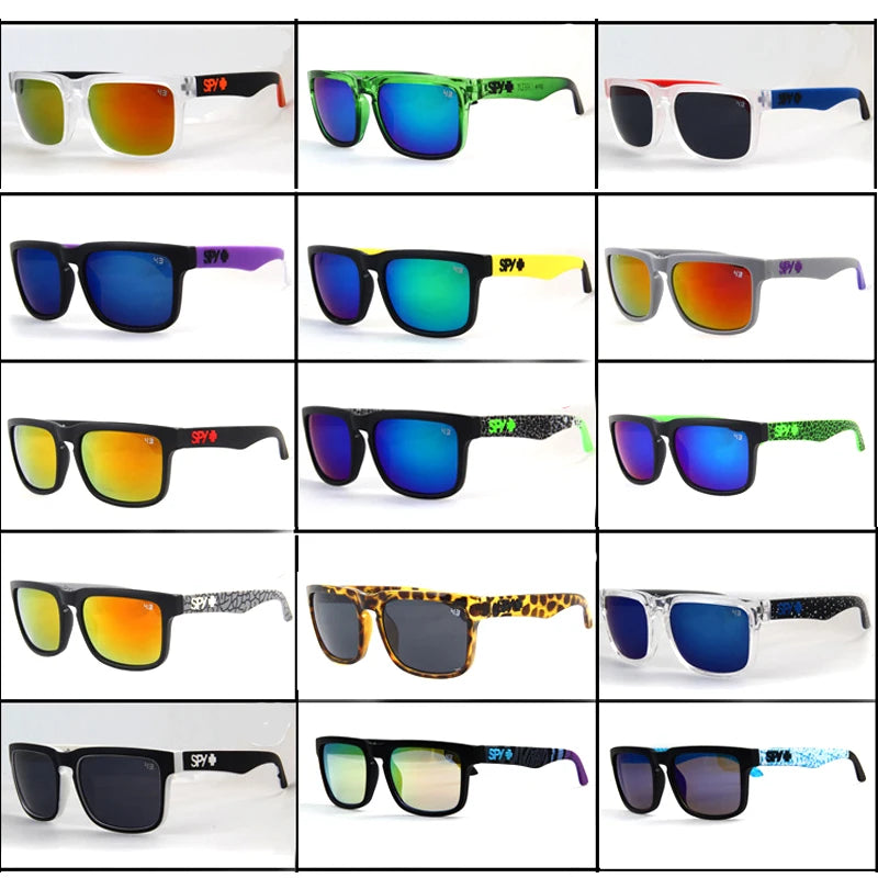 Klassische quadratische bunte Sonnenbrille Männer Frauen Sport Strand Reisen Sonnenbrille UV400