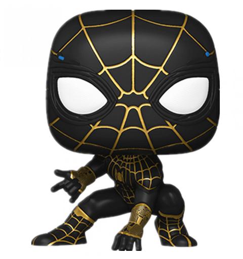 FUNKO Pop Spider-Man Black Gold Suit 911 # &amp; Iron Spider 913 # &amp; Mysterio 305 # Vinyl Figure Collectible