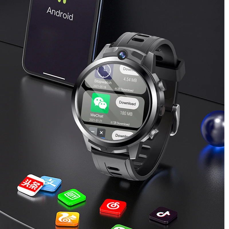 Neue Arival 1.6inch 4G All Netcom kann Kindern helfen, lernen Smart Watch Dual Kameras