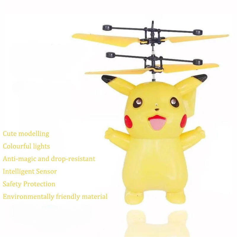 Pokemon Indoor Induktion Schweben Fliegende Spielzeuge Fernbedienung Lichter Kinder Geburtstag Geschenke Seltsame Spielzeuge Nette Spaß Anime Modelle