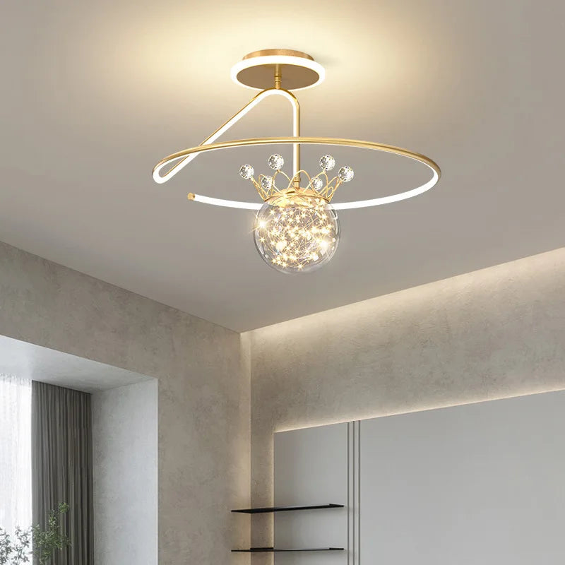 Plafond moderne à LEDs lampe salon éclairage plafond chambre décor 46W AC220V