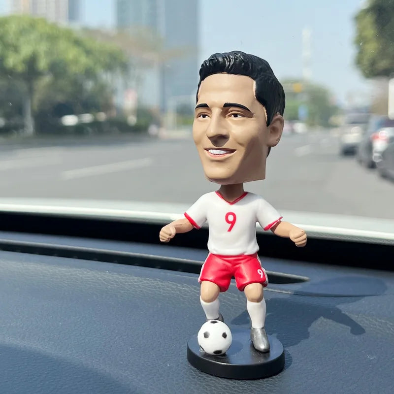 Fußballstar Puppe Auto Ornament gibt Jungen Geschenke c Ronaldo Stern Woche Charakter Neymar schüttelt seinen Kopf Puppe