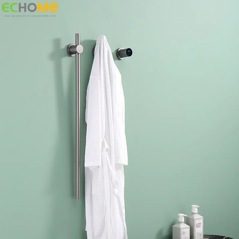 Vertikale Stange Elektrisch Beheizte Handtuchhalter Intelligente Zeitgesteuerte Vorgefertigte Handtuchhalter