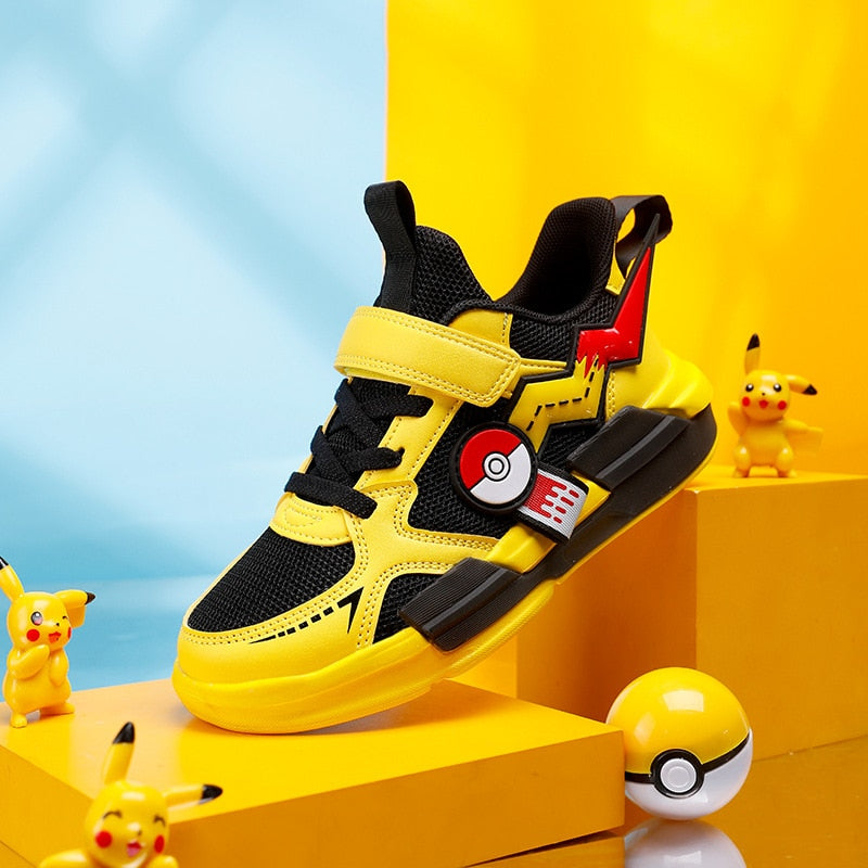 Pikachu Pokemon Kids Chaussures de sport de dessin animé 
