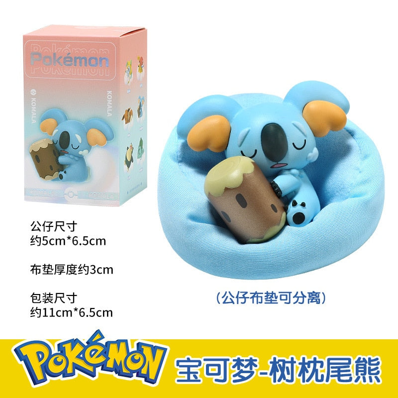 Pokemon Action Figur Pikachu Jirachi Eevee Komala Snorlax Schlüsselanhänger Spielzeug