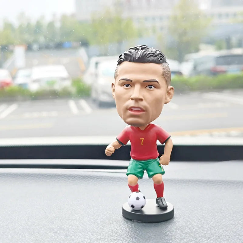 Fußballstar Puppe Auto Ornament gibt Jungen Geschenke c Ronaldo Stern Woche Charakter Neymar schüttelt seinen Kopf Puppe