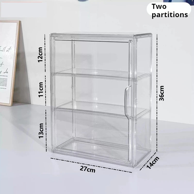 Transparent Acryl Blind Box Storage Display Cabinet LABUBU V3 Handheld staubdicht Desktop Organizer Bubble Mart Modern Style
