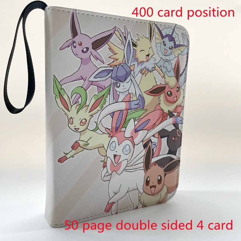 200-400 Pikachu Photo Album Notebook Pokemon Playing Cards Binder Cards Book Folder