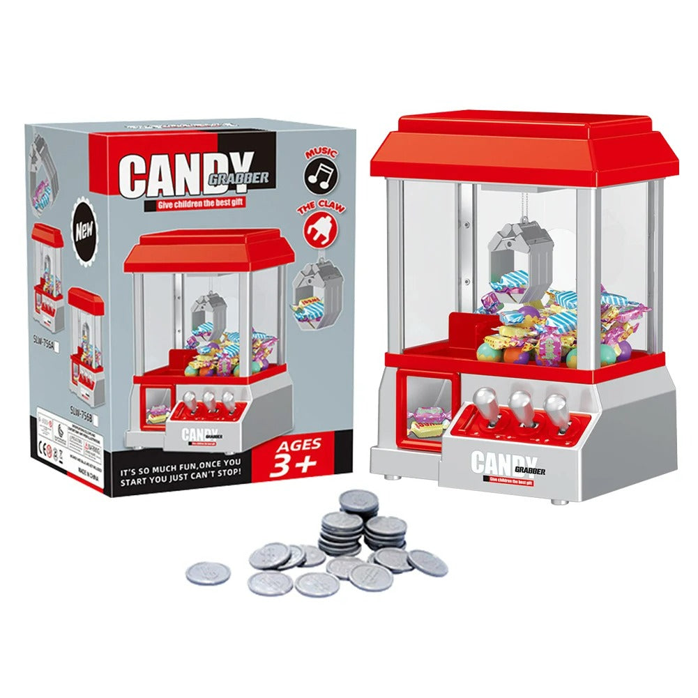 Mini Candy Claw Catcher Crane Sloth Réveil Jamma Arcade Sanwa Jeux de société Cadeaux pour enfants