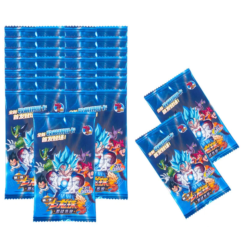 Dragon Ball Sammelkarte Shiny Son Goku Saiyajin Vegeta Trading Proxy Flash Cards Gam Anime Battle Carte für Kinder Geschenkspielzeug