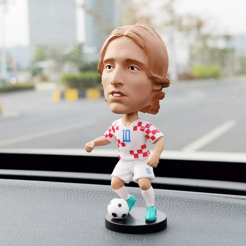 Fußballstar Puppe Auto Ornament gibt Jungen Geschenke c Ronaldo Stern Woche Charakter Neymar schüttelt seinen Kopf Puppe