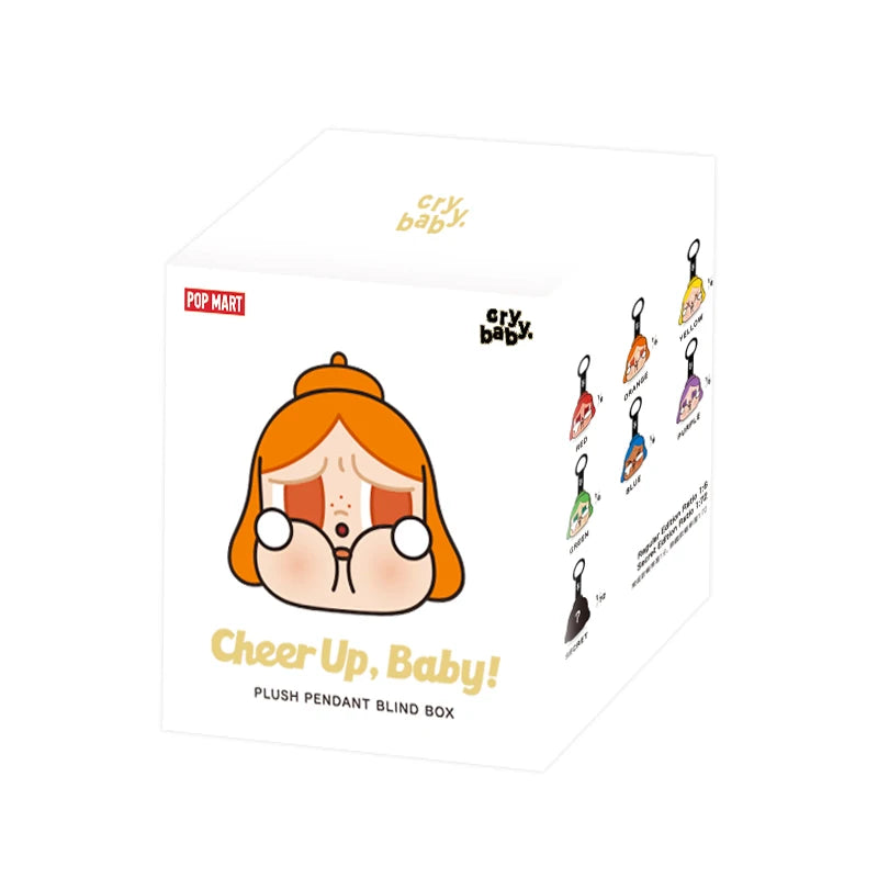 POP MART CRYBABY 'CHEER UP, BABY!' SERIE Plüsch-Anhänger Mystery Box - Blind Box Sammlerstück 1PC/6PCS Begrenzt auf 2 Stück/Sets pro Bestellung