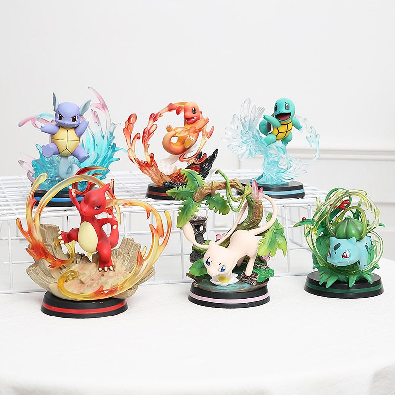 POKEMON Charizard Eevee Gyarados Venusaur Blastoise Slowpoke Anime Action Figur Spielzeug