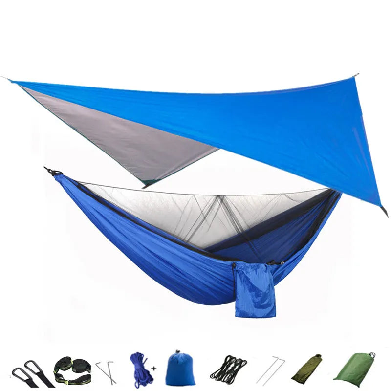 Camping Hammock Mosquito Net and Canopy Nylon for Hiking Camping Survival Travel