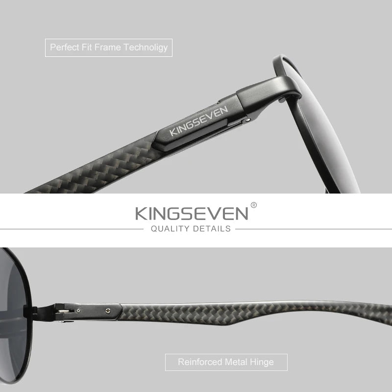 KINGSEVEN 2024 neues Design Pilot Sonnenbrille für Männer klassische Uv400 Schutz polarisieren Brillen Frauen HD Luxus Fahren Brillen