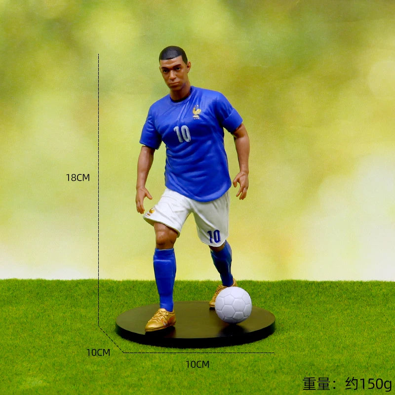 Gekürzte Version von Cristiano Ronaldo Messi MBappe Star Football Action Figures Sammelbare Fanartikel aus Madrid und Barcelona