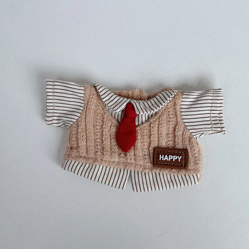 17cm Labubu Puppen Zubehör Niedlich Persönlichkeit Mode Geburtstag Anhänger Geeignet für V1 V2 V3 Kleidung Designer Unisex