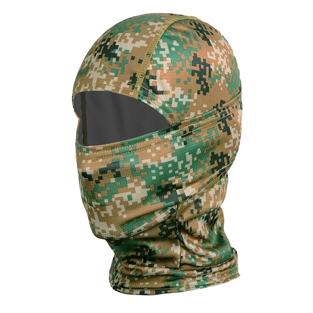 Multicam Camouflage Balaclava Vollgesichtsmaske Maske Tactical Airsoft Cap Männer