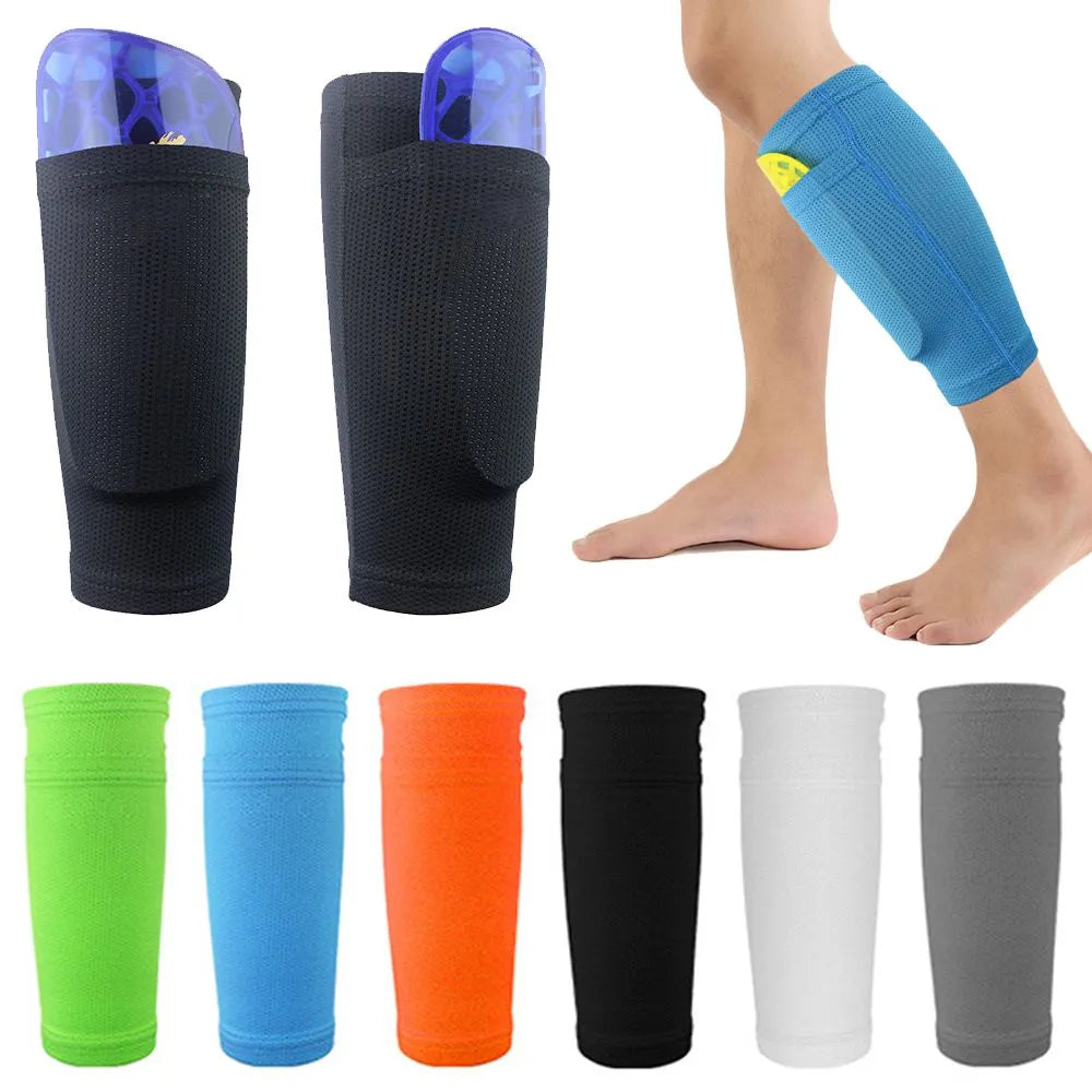 1 Paar Fußball Schienbeinschoner Socken Schutzhülsen für Kinder Jungen Männer