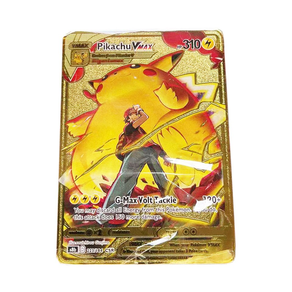 Cartes Pokémon Rainbow Mew Vmax 10000 HP Arceus Golden