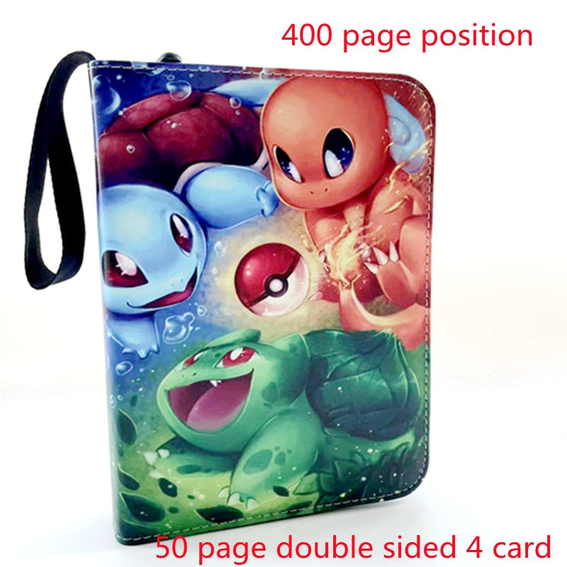 200-400 Pikachu Photo Album Notebook Pokemon Playing Cards Binder Cards Book Folder