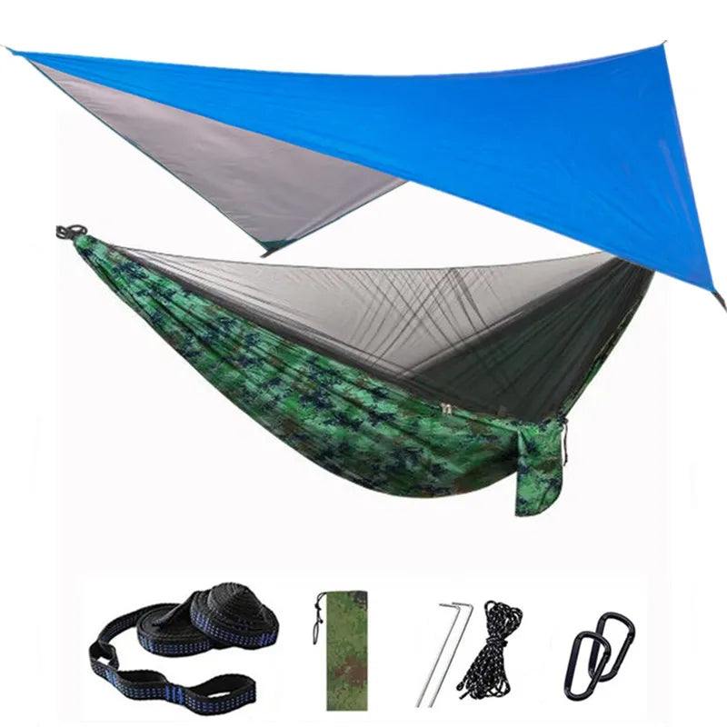 Camping Hammock Mosquito Net and Canopy Nylon for Hiking Camping Survival Travel