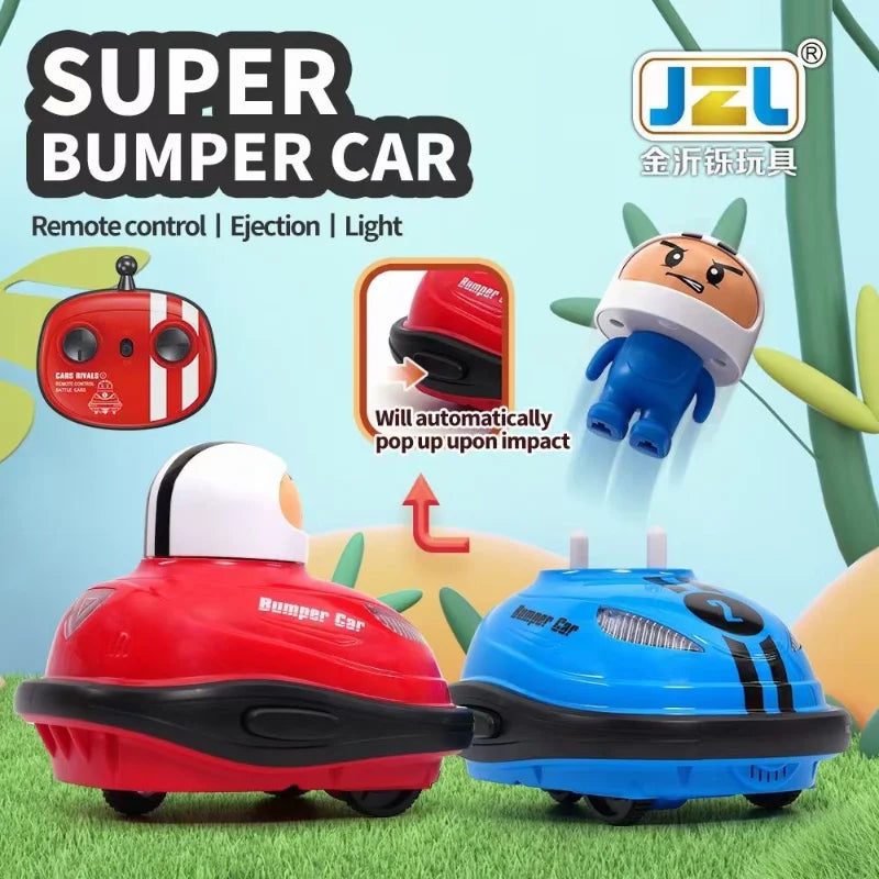 Jouet RC 2.4g Super Battle pare-chocs voiture Pop-up poupée Crash rebond éjection lumière enfants télécommande jouet cadeau pour les parents